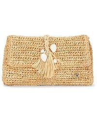 Flora Bella - Chastanet Crochet Raffia Clutch - Lyst