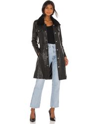 Urban Outfitters Abrigo thunderbird - Negro