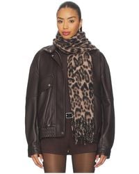 Hat Attack - ÉCHARPE LEOPARD en Brown. - Lyst