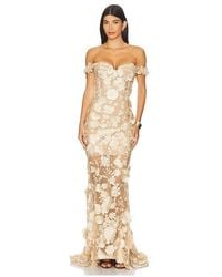 Bronx and Banco - Jasmine Off The Shoulder Gown - Lyst