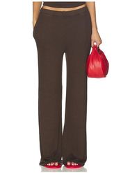 SPRWMN - Rib Wide Leg Pants - Lyst