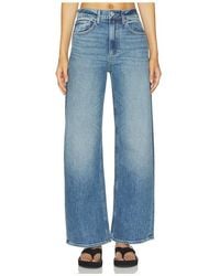 PAIGE - Arellia Skimmer High Rise Barrel Jeans - Lyst