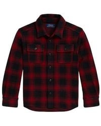Polo Ralph Lauren - Long Sleeve Soft Flannel Plaid Shirt Jacket - Lyst