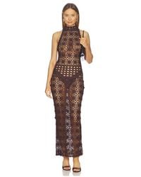 Bec & Bridge Sania Halter Dress in Black | Lyst Australia