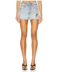 Alexander Wang - High Rise Skort With Chain Belt - Lyst