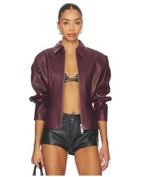 The Sei - Fitted Leather Jacket - Lyst