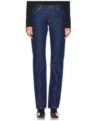 GRLFRND - Isabel Low Rise Straight Jeans En Color Denim-Dark Talla (También En 24, 26, 27, 28, 29, 30, 31, 32) - Lyst