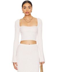 House of Harlow 1960 - X Revolve Cambrie Rib Knit Top - Lyst