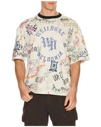 we11done - Doodle Printed T-Shirt - Lyst