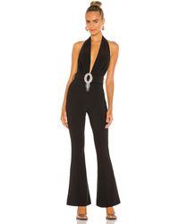 misha collection white jumpsuit
