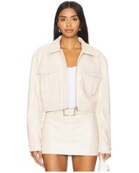 Nakedvice - Smooth Leather Zipper Jacket - Lyst