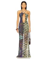 Jaded London - Strappy Maxi Dress With Trim - Lyst