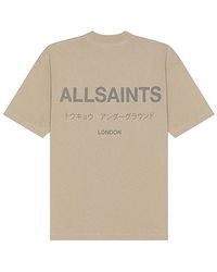 AllSaints - Underground Tee - Lyst