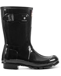 HUNTER - Original Short Gloss Boot - Lyst