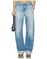 AG Jeans - Mercer High Rise Barrel Extended Jeans - Lyst