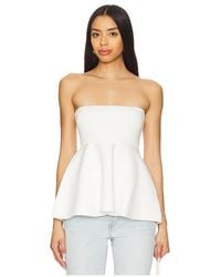 Line & Dot - Isadore Knit Sweater Peplum Top - Lyst
