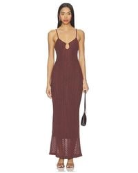 superdown - Vestido Kailani En Color Marrón Talla (También En M, S, Xl, Xs, Xxs) - Lyst