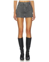 Alexander Wang - JUPE-SHORT CARPENTER en Grey - Lyst