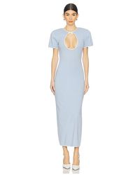 ROWEN ROSE - カットアウトマキシドレス - Lyst