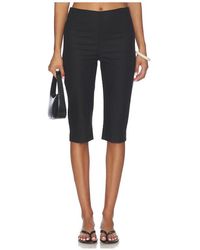 L'academie - 'Academie Anaia Linen Capri Pant - Lyst