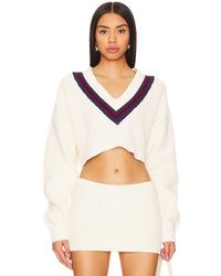 Champion - X Danielle Guizio Crop Rib Knit Pullover Sweater - Lyst
