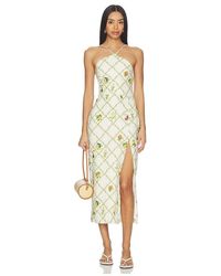 Amanda Uprichard - Abby Midi Dress - Lyst