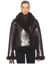 L'academie - 'Academie Nalani Reversible Faux Leather Jacket - Lyst