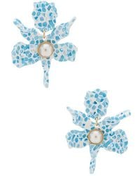 Lele Sadoughi - Small Pearl Lily Earrings - Lyst