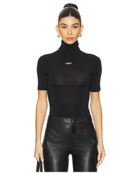 Off-White c/o Virgil Abloh - Rollkragen Off Stamp Second Skin - Lyst