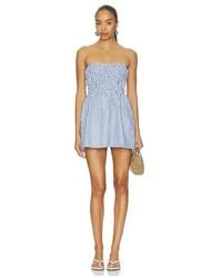 neve mini dress in black stripe more to come Neve Mini Dress