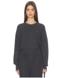 Enza Costa - Cotton Cashmere Raglan Sweater - Lyst