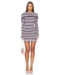 Frankie's Bikinis - Faith Cloud Knit Turtleneck Dress - Lyst