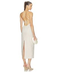 Camila Coelho - Malena Linen Midi Dress - Lyst