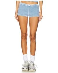 Alexander Wang - Waffle Shorts En Color Bebe Azul Talla En - Lyst