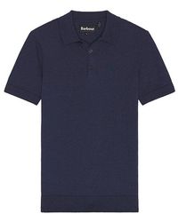 Barbour - Buston Knit Polo - Lyst