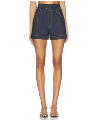 Cinq À Sept - Denim Aldi Short - Lyst