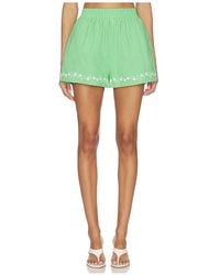 Line & Dot - Tippi Embroidered Shorts - Lyst