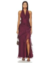 AMUR - Marisol Cowl Neck Gown - Lyst