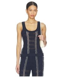 Central Park West - Amber Squiggle Stitch Tank - Lyst