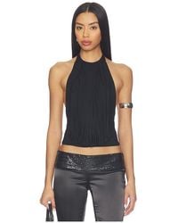MORE TO COME - Leigh Fringe Halter Top - Lyst