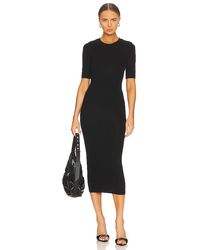 Enza Costa - Midi-Kleid Crew - Lyst