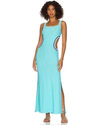Womens Sleeveless Plain Striped Casual Maxi Long Dress with Pockets Beach Sundress Aniwood Summer Dresses for Women 