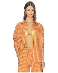 La Ligne - Oversized Button Down Shirt - Lyst