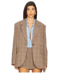 Free People - Paper Cut Blazer Pinstripe - Lyst