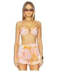 Kulani Kinis - Wild Skies Ring Tie Bikini Top - Lyst