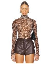 Nbd - Mira Sheer Bodysuit - Lyst
