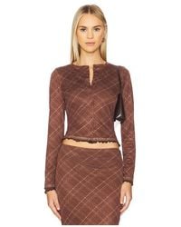 Line & Dot - Richard Plaid Button Down Top - Lyst