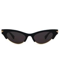 Bottega Veneta - Bold Ribbon Cat Eye Sunglasses - Lyst