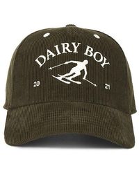 Dairy Boy - Gorra Estilo Trucker De Pana Mountain En Color Verde Talla En - Lyst
