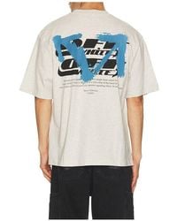 Off-White c/o Virgil Abloh - Half Arrow Skate Short Sleeve Tee - Lyst